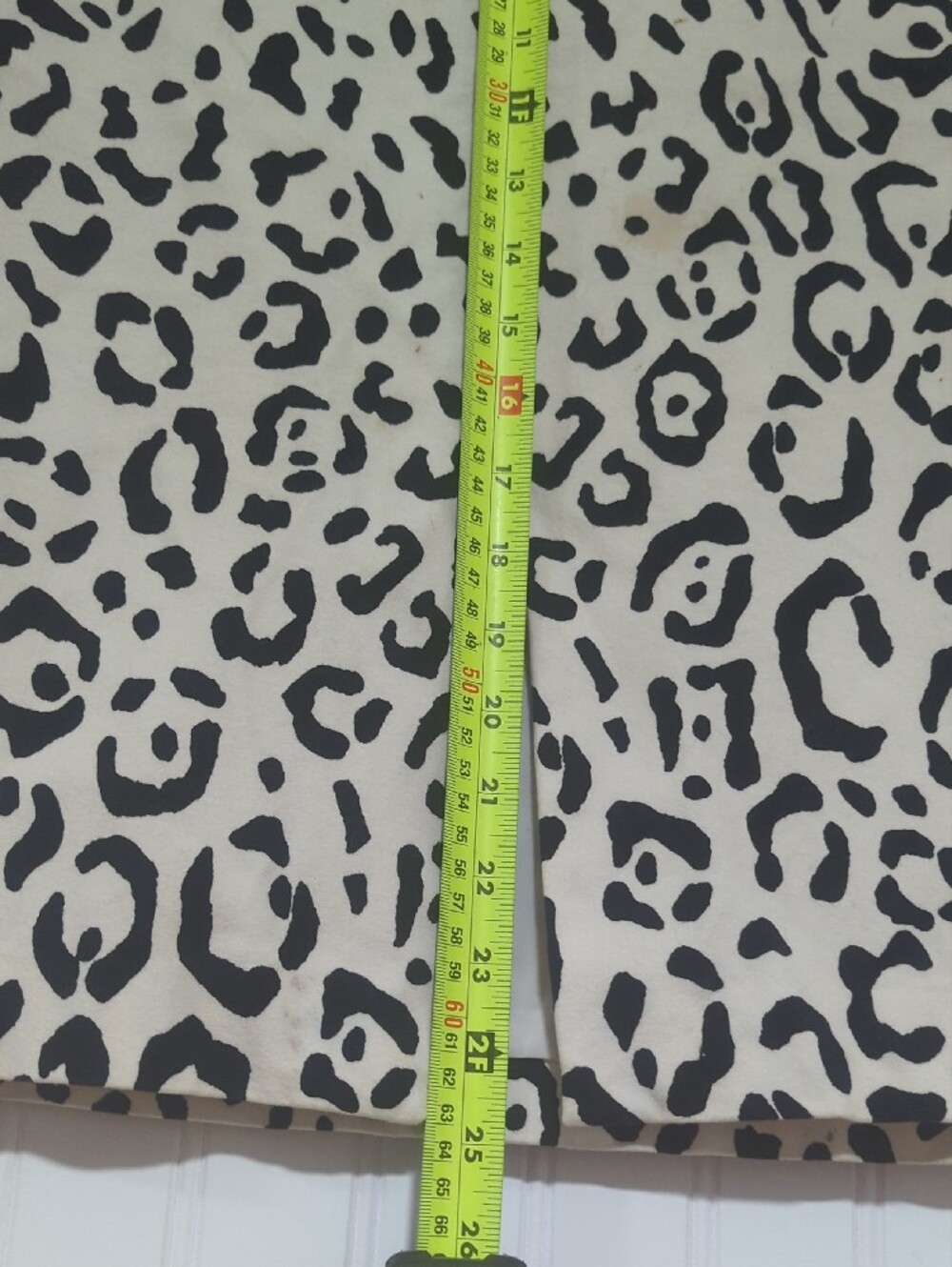 Ann Taylor Black and Cream Leopard Pencil Skirt - Picture 6 of 6